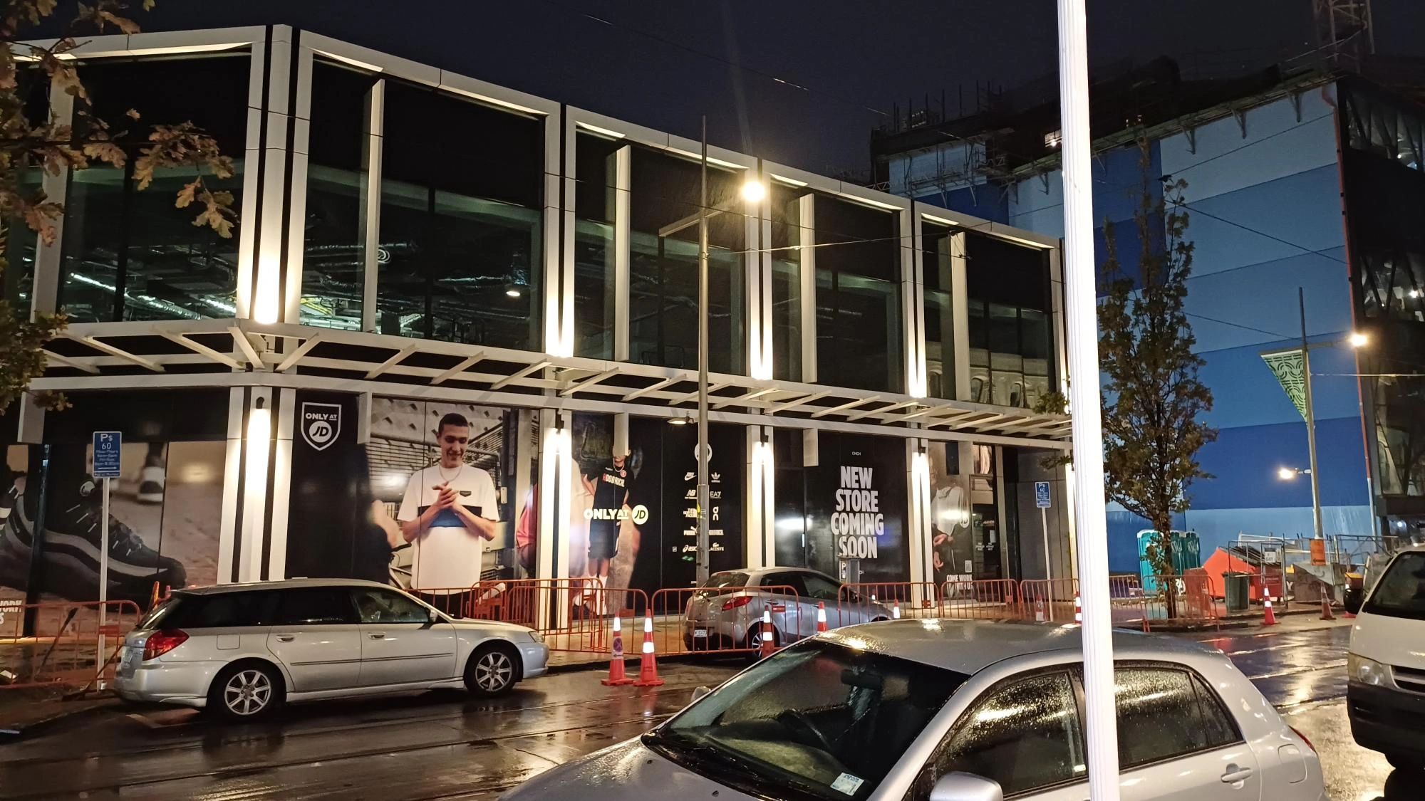 Nighttime illuminated electrical installation